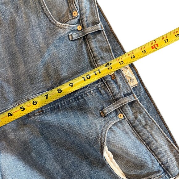 Madewell Perfect Vintage Crop Jeans With Distressed Knee & Raw Hem Size 32 - Picture 8 of 9